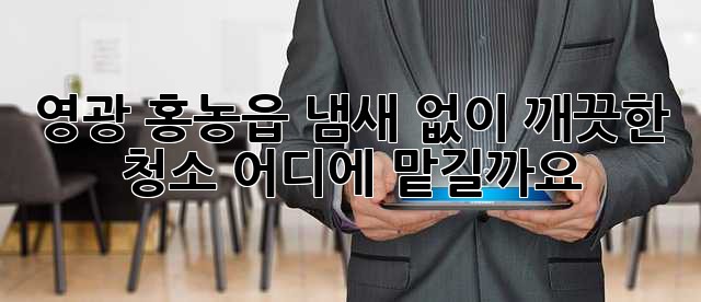 영광 홍농읍 냄새 없이 깨끗한 청소, 어디에 맡길까요?