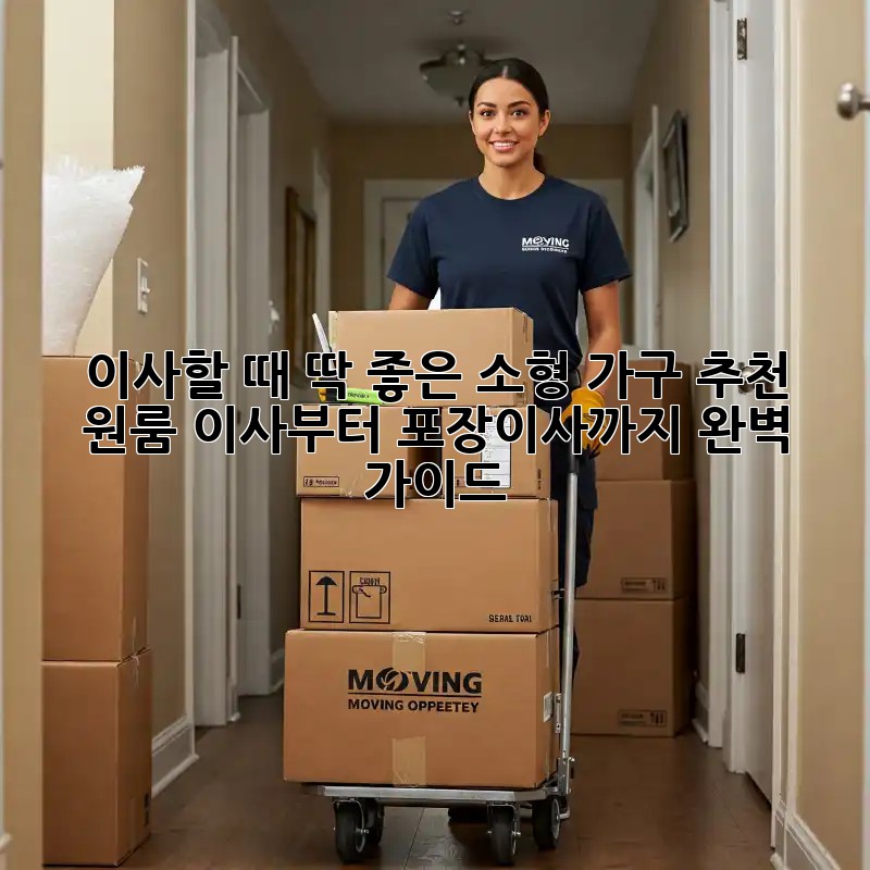 이사할 때 딱 좋은 소형 가구 추천! 원룸 이사부터 포장이사까지 완벽 가이드
