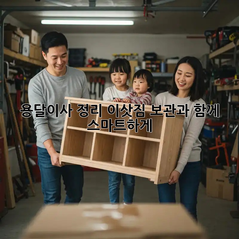 용달이사 정리: 이삿짐 보관과 함께 스마트하게!