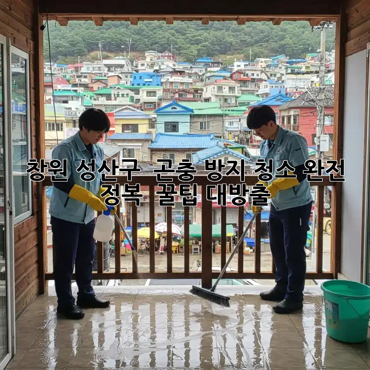 창원 성산구 🏡 곤충 방지 청소 완전 정복! ✨ 꿀팁 대방출
