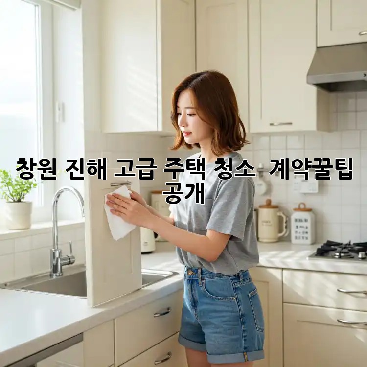 창원 진해 고급 주택 청소 ✨ 계약꿀팁 공개! 🏡