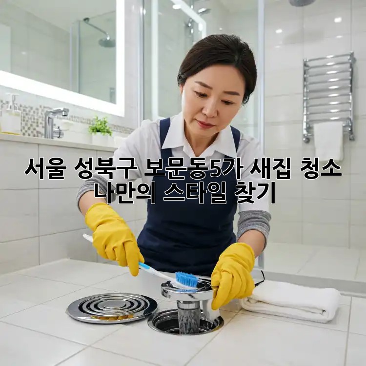 서울 성북구 보문동5가 새집 청소: 나만의 스타일 찾기