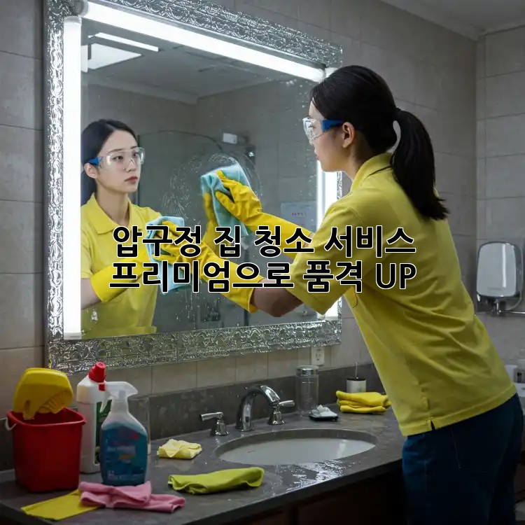 압구정 집 청소 서비스✨ 프리미엄으로 품격 UP!