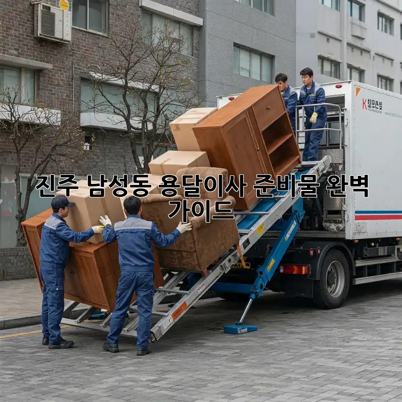 진주 남성동 용달이사 준비물 완벽 가이드!