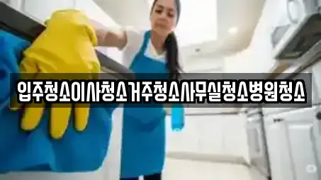 입주청소이사청소거주청소사무실청소병원청소