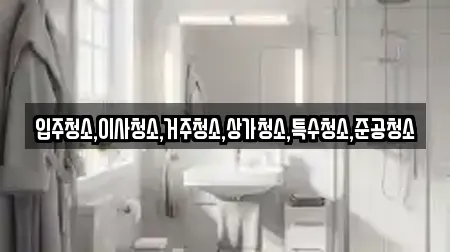 입주청소,이사청소,거주청소,상가청소,특수청소,준공청소