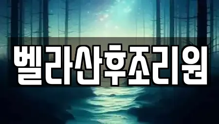 벨라산후조리원