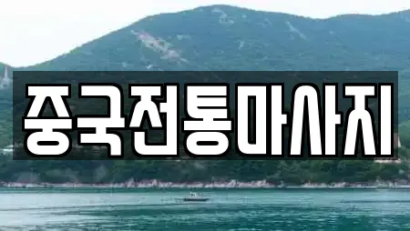 중국전통마사지