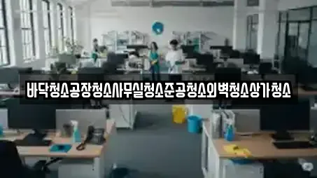바닥청소공장청소사무실청소준공청소외벽청소상가청소