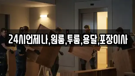 24시언제나,원룸,투룸,용달,포장이사