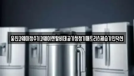 웅진코웨이정수기코웨이렌탈비데공기청정기매트리스제습기인덕션