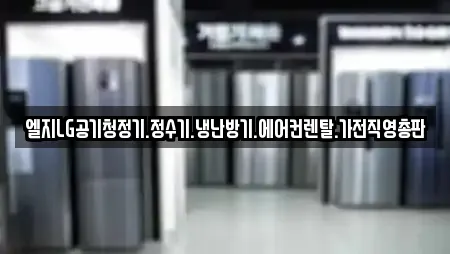 엘지LG공기청정기.정수기.냉난방기.에어컨렌탈.가전직영총판