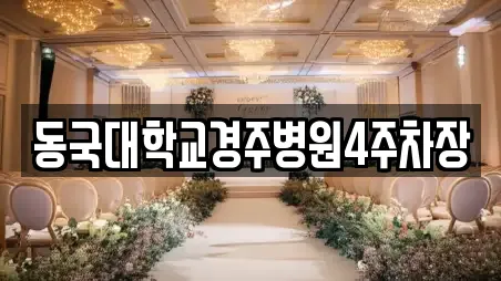 동국대학교경주병원4주차장