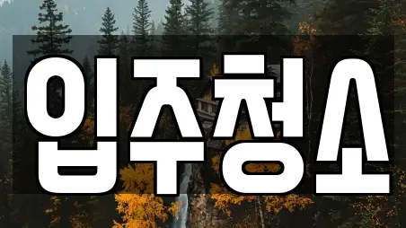 입주청소