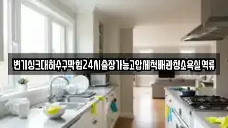 변기싱크대하수구막힘24시출장가능고압세척배관청소욕실역류