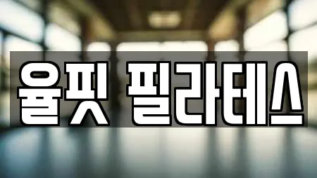 율핏 필라테스