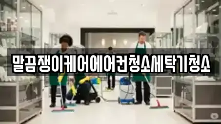 말끔쟁이케어에어컨청소세탁기청소
