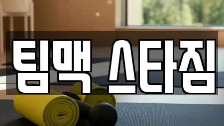 팀맥 스타짐