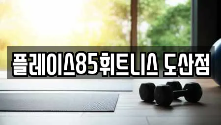 플레이스85휘트니스 도산점