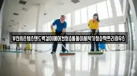 부산시스템스탠드벽걸이에어컨청소통돌이세탁기청소싹쓰리하우스