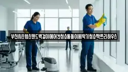 부산시스템스탠드벽걸이에어컨청소통돌이세탁기청소싹쓰리하우스