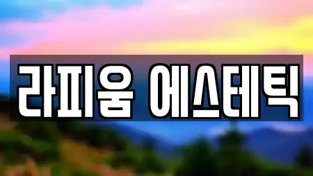 라피움 에스테틱