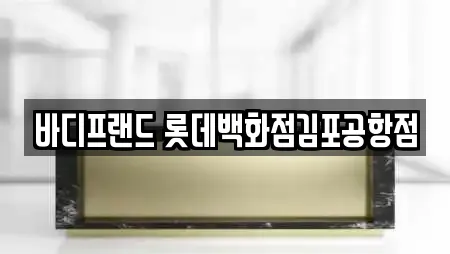 바디프랜드 롯데백화점김포공항점