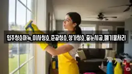 입주청소아늑,이사청소,준공청소,상가청소,줄눈시공,폐기물처리