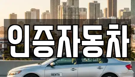 인증자동차