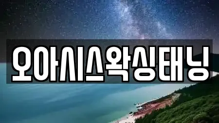 오아시스왁싱태닝