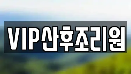 VIP산후조리원