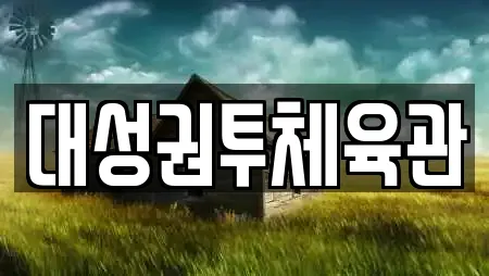 대성권투체육관