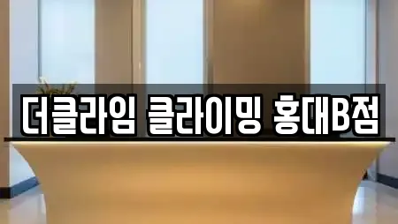 더클라임 클라이밍 홍대B점