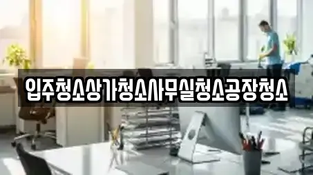입주청소 in 선기동 12업체정보