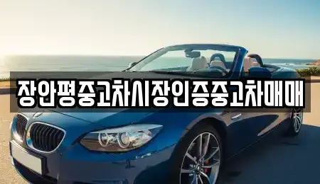 장안평중고차시장인증중고차매매