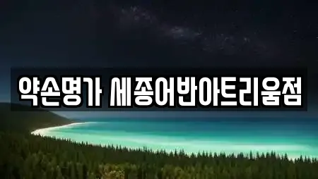 약손명가 세종어반아트리움점