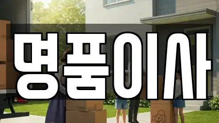 명품이사