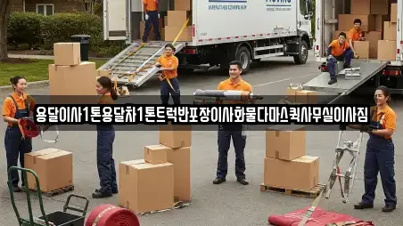 용달이사1톤용달차1톤트럭반포장이사화물다마스퀵사무실이사짐