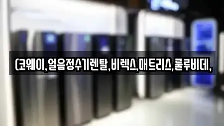 4곳의 양촌동 비데렌탈 추천