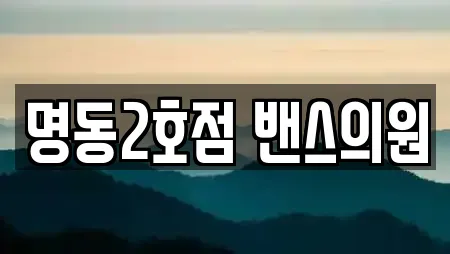 명동2호점 밴스의원