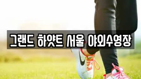 그랜드 하얏트 서울 야외수영장