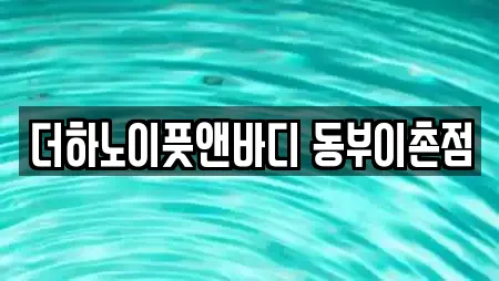 더하노이풋앤바디 동부이촌점