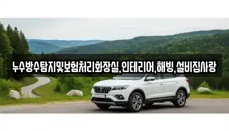 누수방수탐지및보험처리화장실,인테리어,해빙,설비집사랑