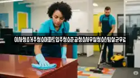 이사청소거주청소아파트입주청소준공청소사무실청소스팀살균무료