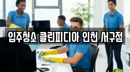 입주청소 클린피디아 인천 서구점