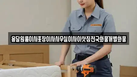 용달원룸이사포장이사사무실이사이삿짐전국화물개별화물