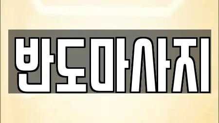 반도마사지
