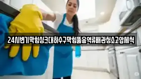 24시변기막힘싱크대하수구막힘뚫음역류배관청소고압세척