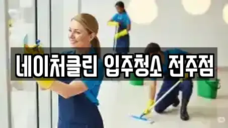 네이처클린 입주청소 전주점
