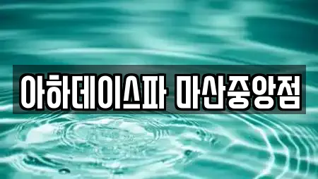 아하데이스파 마산중앙점